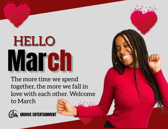 March Folder (US Letter) template