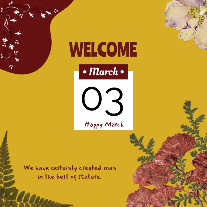 March Template PosterMyWall