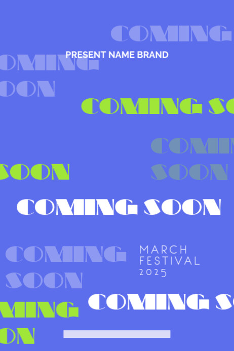 March Fest Poster template
