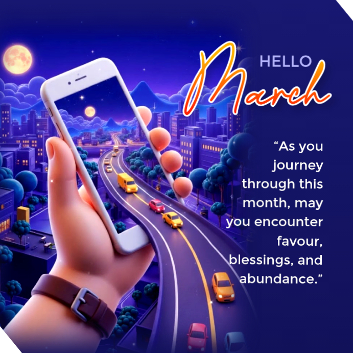 March Greetings Instagram Post Template | PosterMyWall