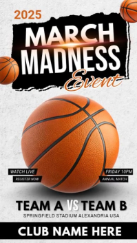march madness,basketball match,sports Instagram Story template