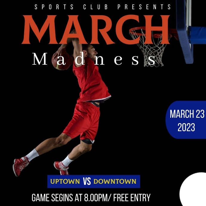 March Madness (1) Template | PosterMyWall