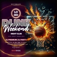 MARCH MADNESS BAR PARTY AD FREE PSD Isikwele (1:1) template