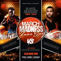 March Madness Basketball Flyer Template Instagram Post
