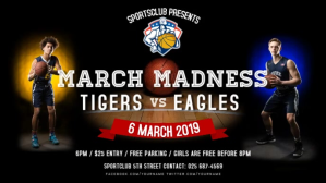 March Madness Basketball Match Facebook Cover Video