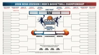 March Madness Bracket Schedule Template Affichage numérique (16:9)