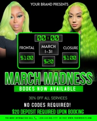 March madness Instagram Portrait template