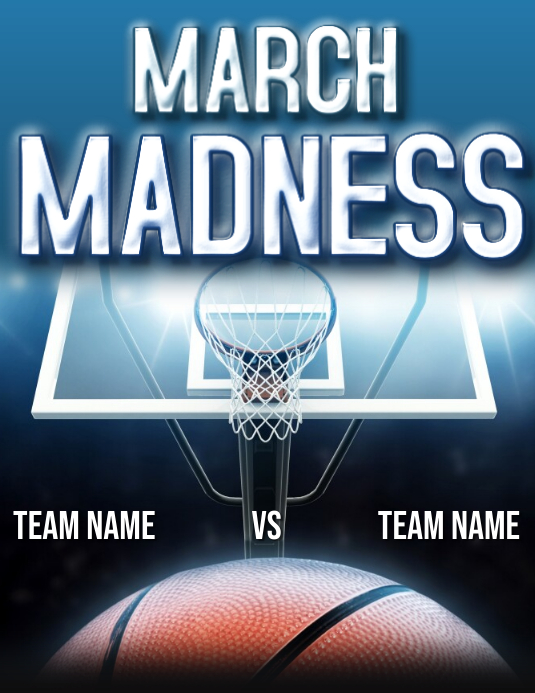 Plantilla de Locura de Marzo PosterMyWall