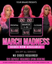 March madness Instagram Portrait template