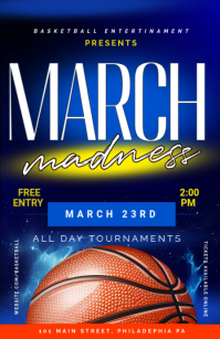 March Madness Tabloid template