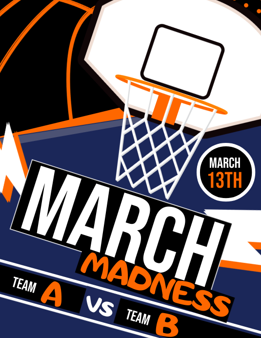 March Madness Template PosterMyWall