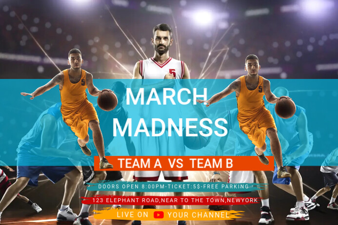 March Madness Template PosterMyWall