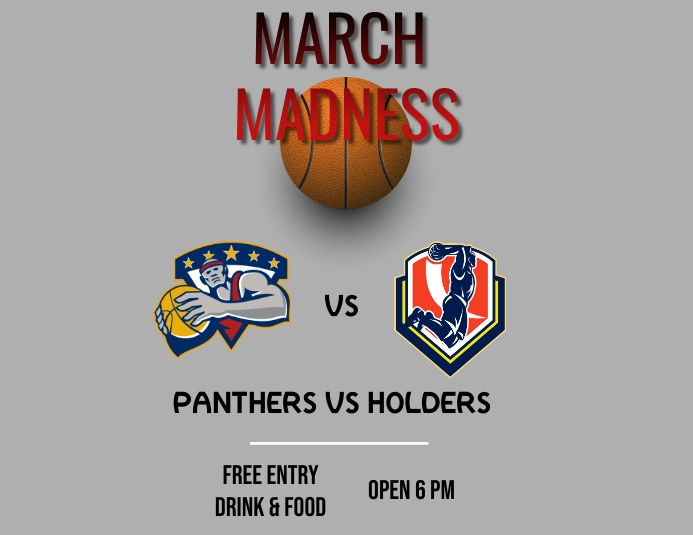 MARCH MADNESS Template PosterMyWall