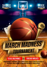 March madness A5 template