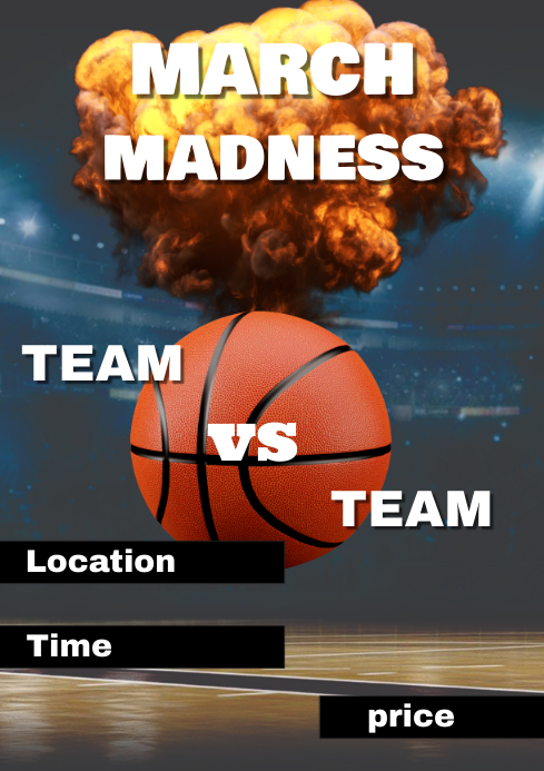March Madness Template PosterMyWall