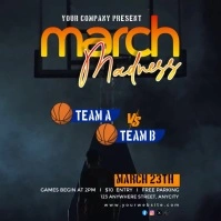 March Madness Publicación de Instagram template