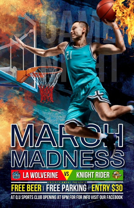 March Madness Template PosterMyWall