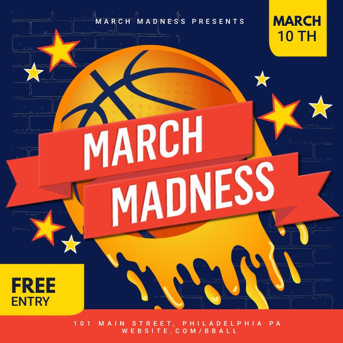 March Madness Template | PosterMyWall