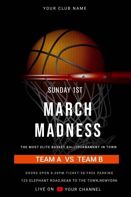 March Madness Template PosterMyWall
