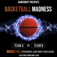 MARCH MADNESS Quadrato (1:1) template