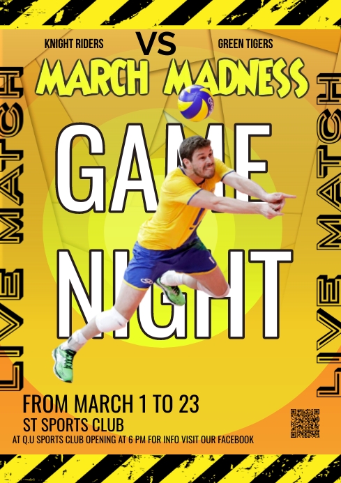 March Madness Template PosterMyWall