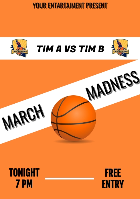 MARCH MADNESS Template PosterMyWall
