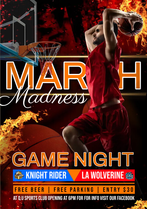 March Madness Template PosterMyWall