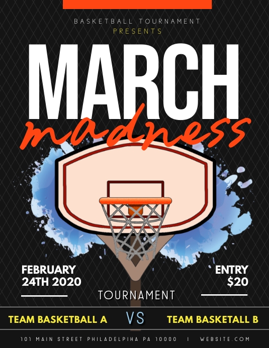 March Madness Template PosterMyWall