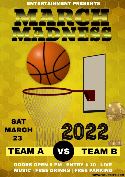 MARCH MADNESS Template PosterMyWall
