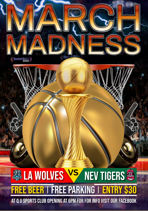 March Madness Template PosterMyWall