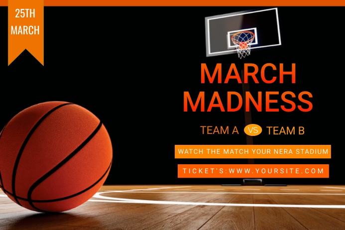 March Madness Template PosterMyWall