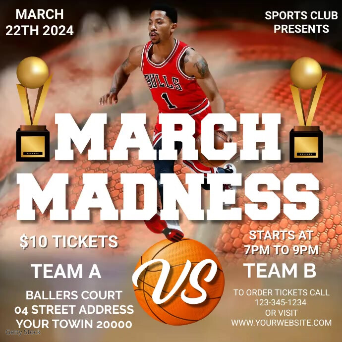march madness flyer Template PosterMyWall