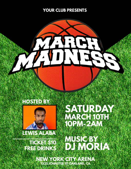 March Madness Flyer Template PosterMyWall