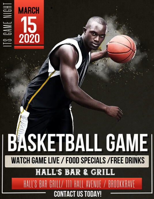 March madness flyers,Basketball flyers Ulotka (US Letter) template