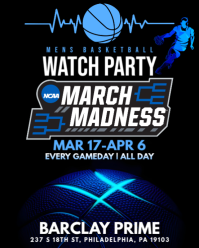 March Madness Men's Basketball Watch Party Instagram Portrait template
