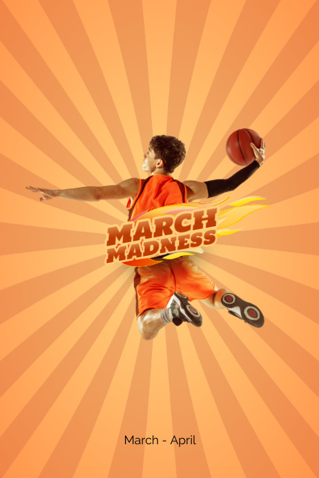 March Madness Poster template