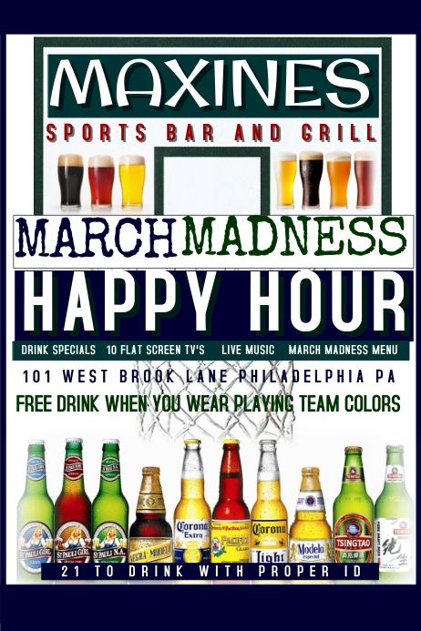 March Madness Template PosterMyWall march-madness-template-postermywall