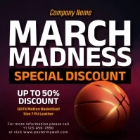 March Madness Sale Instagram Post template