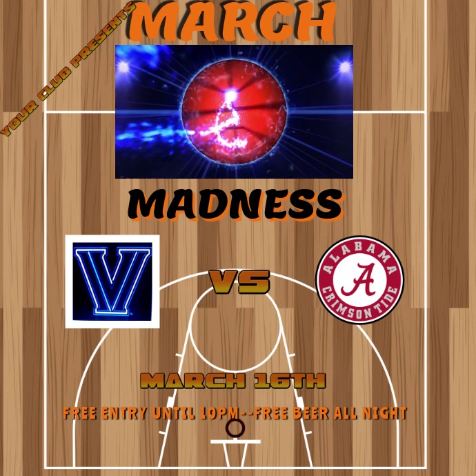 March Madness template | PosterMyWall