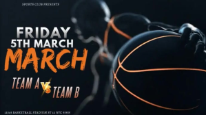 March Madness Template Ekran reklamowy (16:9)