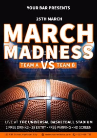 March Madness Template A4
