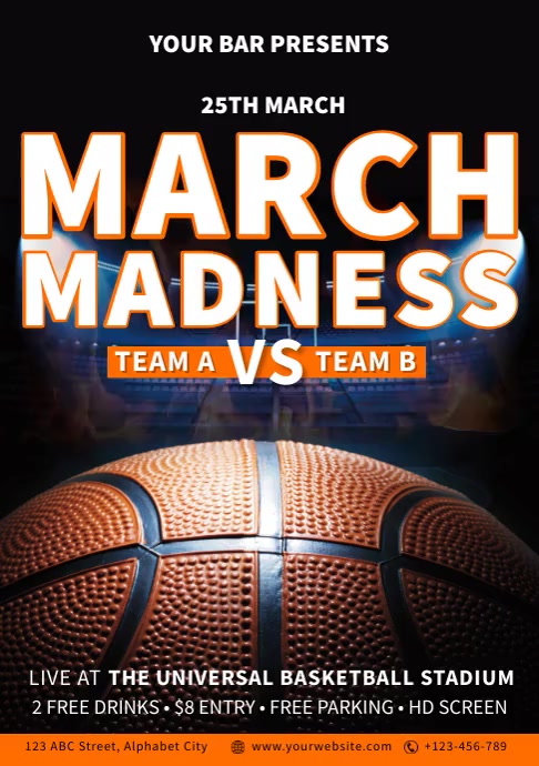 March Madness Template PosterMyWall