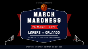 March Mardness 2022 งานแสดงผลงานแบบดิจิทัล (16:9) template