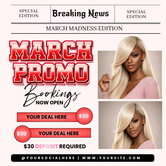 March Promo Template | PosterMyWall