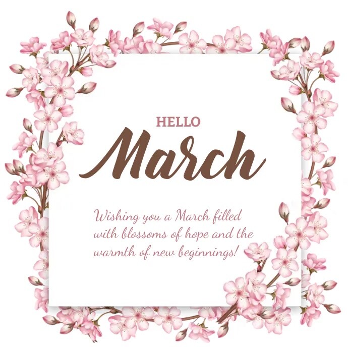 March Template PosterMyWall