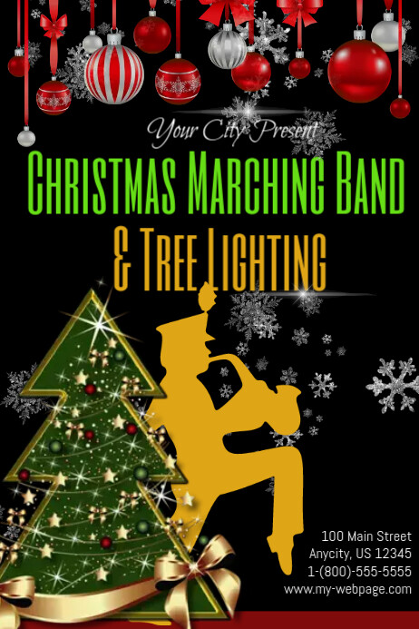 Marching Band Poster template