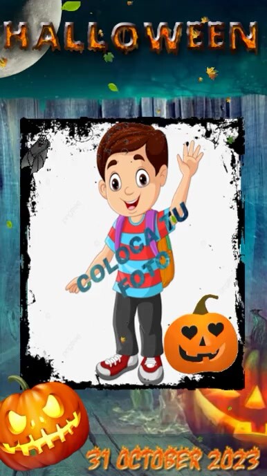 MARCO HALLOWEEN NIÑOS Ekran reklamowy (9:16) template