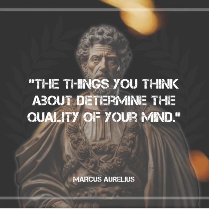 MARCUS AURELIUS QUOTATION Instagram Post template