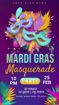 mardi gras,mardigras,masquerade Indaba yaku-Instagram template
