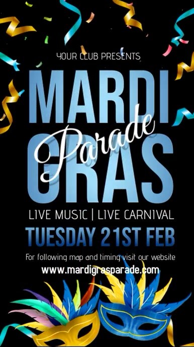 mardi gras,mardigras,carnival,event Instagram Reel template